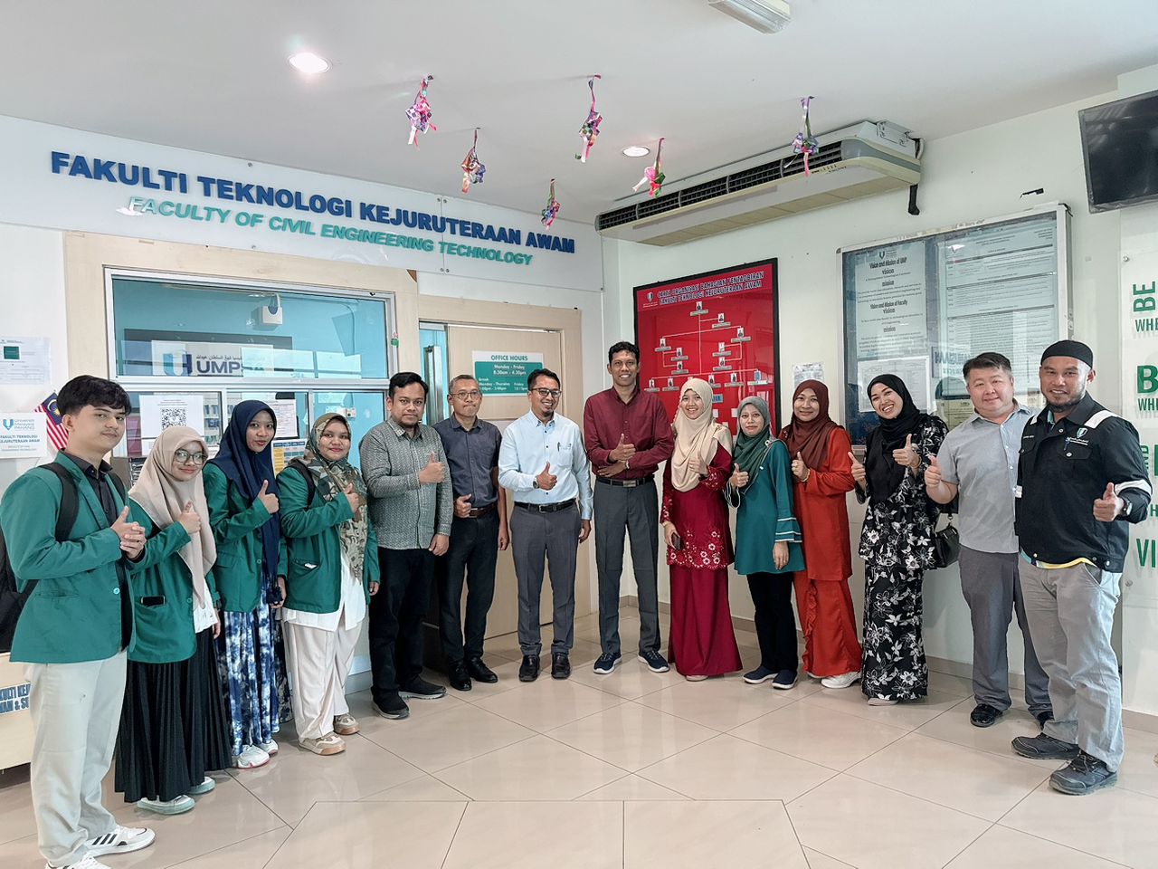 Lawatan Pelajar Mobiliti Edu-Tourism dari Universitas Muhammadiyah (UNMUHA), Aceh, Indonesia ke Fakulti Teknologi Kejuruteraan Awam, UMPSA pada 5 hingga 11 Mei 2024 di UMPSA Kampus Gambang